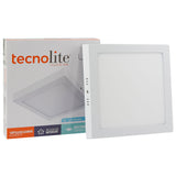 KIT DE 6 PIEZAS DE LÁMPARA DE INTERIOR LED ALGEDI III TECNOLITE PARA SOBREPONER 18W LUZ DE DÍA  *** OFRECER 86493 ***