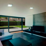 KIT DE 6 PIEZAS DE LÁMPARA DE INTERIOR LED ALGEDI III TECNOLITE PARA SOBREPONER 18W LUZ DE DÍA  *** OFRECER 86493 ***