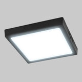 KIT DE 5 PIEZAS DE LUM LED SOBREPONER CUADRADO 18W 6500K 100-240V NEGRO