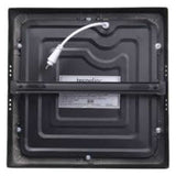 KIT DE 5 PIEZAS DE LUM LED SOBREPONER CUADRADO 18W 6500K 100-240V NEGRO