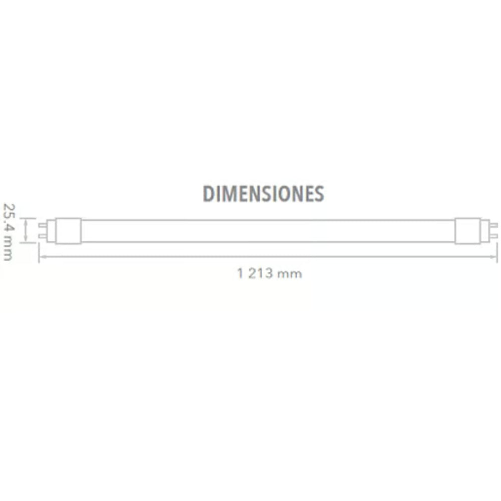 KIT DE 19 PIEZAS DE TUBO LED OGMA IV TECNOLITE 18W OPALINO LUZ BLANCA NEUTRA BASE G13 ***CONEXION AMBOS LADOS***
