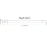 KIT DE 19 PIEZAS DE TUBO LED OGMA IV TECNOLITE 18W OPALINO LUZ BLANCA NEUTRA BASE G13 ***CONEXION AMBOS LADOS***