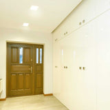 KIT DE 6 PIEZAS DE LÁMPARA DE INTERIOR EMPOTRABLE LED BRIGHTON VIII TECNOLITE 18W LUZ SUAVE CÁLIDA