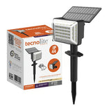 KIT DE 2 PIEZAS DE LUMINARIO EXT LED 1.3W 3.7VCD 120LM 30K NGR