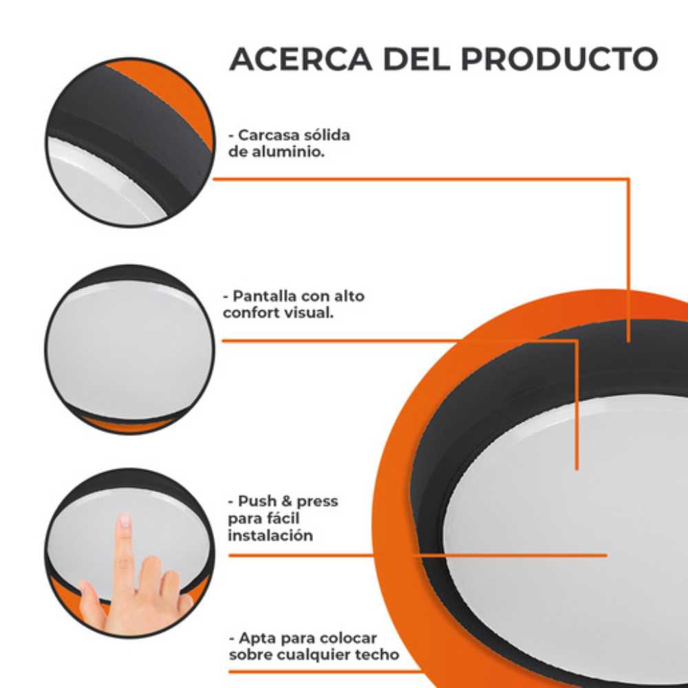 KIT DE 2 PIEZAS DE INT LED SP 20W100-240V1400LM3000K NGO