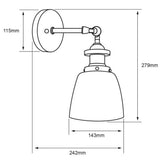 KIT DE 2 PIEZAS DE LAMPARA DE INTERIOR MAIA I TECNOLITE PARA SOBREPONER BASE E27