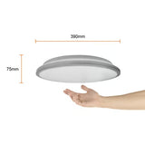 KIT DE 2 PIEZAS DE LAMPARA PLAFON LED TECHO CITALA 24W LUZ BLANCA AJUSTABLE GRAN FORMATO NO ATENUABLE