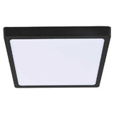 KIT DE 5 PIEZAS DE LUM LED SOBREPONER CUADRADO 24W 3000K 100-240V NEGRO