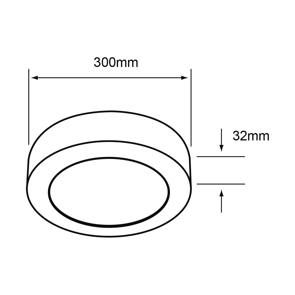 KIT DE 5 PIEZAS DE LÁMPARA DE INTERIOR DE LED  24W LUZ BLANCA ANKAA IV