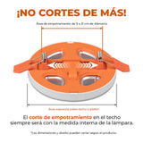 KIT DE 3 PIEZAS DE LAMPARA DOWNLIGHT DE INTERIOR PARA EMPOTRAR DE 18W COLOR BLANCO AINALA III TECNOLITE