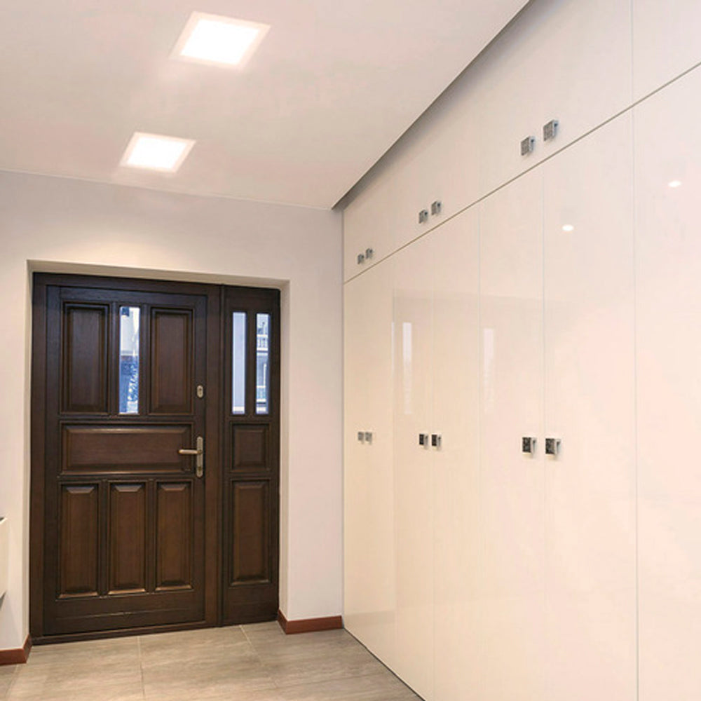 KIT DE 4 PIEZAS DE LÁMPARA DE INTERIOR EMPOTRABLE LED BRIGHTON IX TECNOLITE 24W LUZ SUAVE CÁLIDA