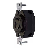 KIT DE 2 CONTACTOS INDUSTRIALES FIJOS DE MEDIA VUELTA 4POLOS 5HILOS 30A 347-600V CONEXION A TIERRA LEVITON