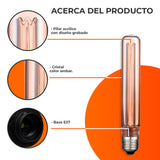 KIT DE 6 PIEZAS DE FOCO LED TECNOLITE VINTAGE ATENUABLE 2.3W LUZ SUAVE CÁLIDA BASE E27