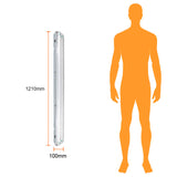 KIT DE 2 PIEZAS DE LAMPARA DE INTERIOR LED TECNOLITE OPORTO II PARA SOBREPONER A PRUEBA DE VAPOR 32W LUZ DE DIA BASE G5