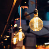 KIT DE 8 PIEZAS DE FOCO INCANDESCENTE TECNOLITE VINTAGE 35W LUZ SUAVE CALIDA BASE E27 FILAMENTO G125