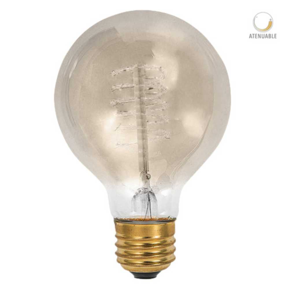 KIT DE 6 PIEZAS DE FOCO INCANDESCENTE TECNOLITE VINTAGE 35W LUZ SUAVE CÁLIDA BASE E27 FILAMENTO G80