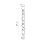 KIT DE 7 PIEZAS DE FOCO INCANDESCENTE TECNOLITE VINTAGE 35W LUZ SUAVE CALIDA BASE E27 FILAMENTO T28