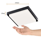 KIT DE 2 PLAFONES LED OKAB III 35W 127V 6500K COLOR NEGRO TECNOLITE