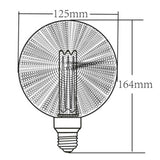 KIT DE 3 PIEZAS DE FOCO GLOBO LED VINTAGE 3.5W/127V. 2000K LUZ SUAVE CALIDA 3DG125LEDFC20VAS