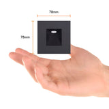 KIT DE 3 PIEZAS DE LÁMPARA DE INTERIOR EMPOTRABLE LED CYRANO TECNOLITE 3W LUZ SUAVE CÁLIDA NEGRO