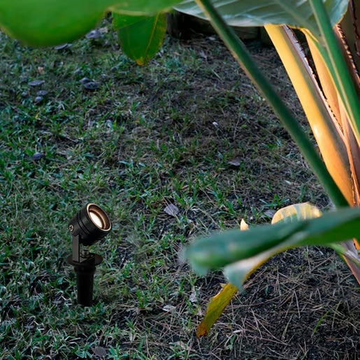KIT DE 2 PIEZAS DE LAMPARA CON ESTACA LED JARDIN 3W 24V BC DIRIGIBLE IP65