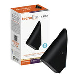 KIT DE 2 PIEZAS DE LUMINARIA EXT. SOBREPONER MURO 3W. LED 3000K NEGRO CEFEO TECNOLITE