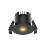 KIT DE 3 PIEZAS DE LUMINARIO INT EMPOTRADO LED 3W 30K NEGRO