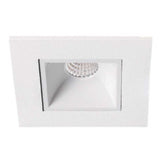 KIT DE 2 PIEZAS DE LAMPARA EMPOTRABLE LED TECNOLITE LUCIDA I 3W LUZ SUAVE CALIDA NO ATENUABLE LED INTEGRADO BLANCO