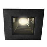 KIT DE 2 PIEZAS DE LÁMPARA EMPOTRABLE LED TECNOLITE LUCIDA I 3W LUZ SUAVE CÁLIDA NO ATENUABLE LED INTEGRADO NEGRO