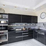 KIT DE 2 PIEZAS DE LÁMPARA EMPOTRABLE LED TECNOLITE LUCIDA I 3W LUZ SUAVE CÁLIDA NO ATENUABLE LED INTEGRADO NEGRO