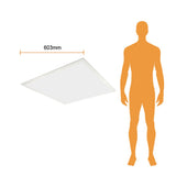 KIT DE 2 PIEZAS DE PANEL DE LED 60X60CM 40W 127V LUZ DE DIA 3000LM MCA TECNOLITE ***NO INCLUYE KIT DE SUSPENSION***