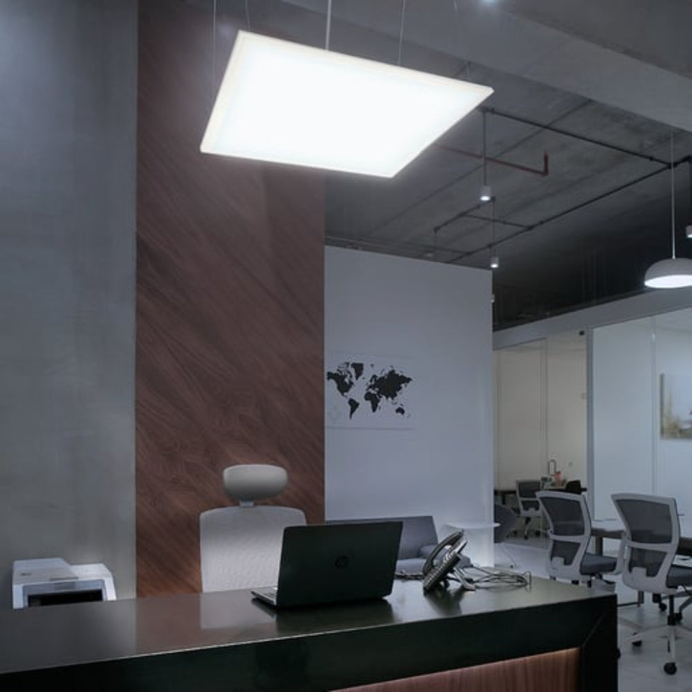 KIT DE 2 PIEZAS DE PANEL DE LED 60X60CM 40W 127V LUZ DE DIA 3000LM MCA TECNOLITE ***NO INCLUYE KIT DE SUSPENSION***