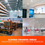 KIT DE 9 PIEZAS DE LAMPARA LED 40W100-240V6500KE273600LM (40LHBLEDT65MV200)