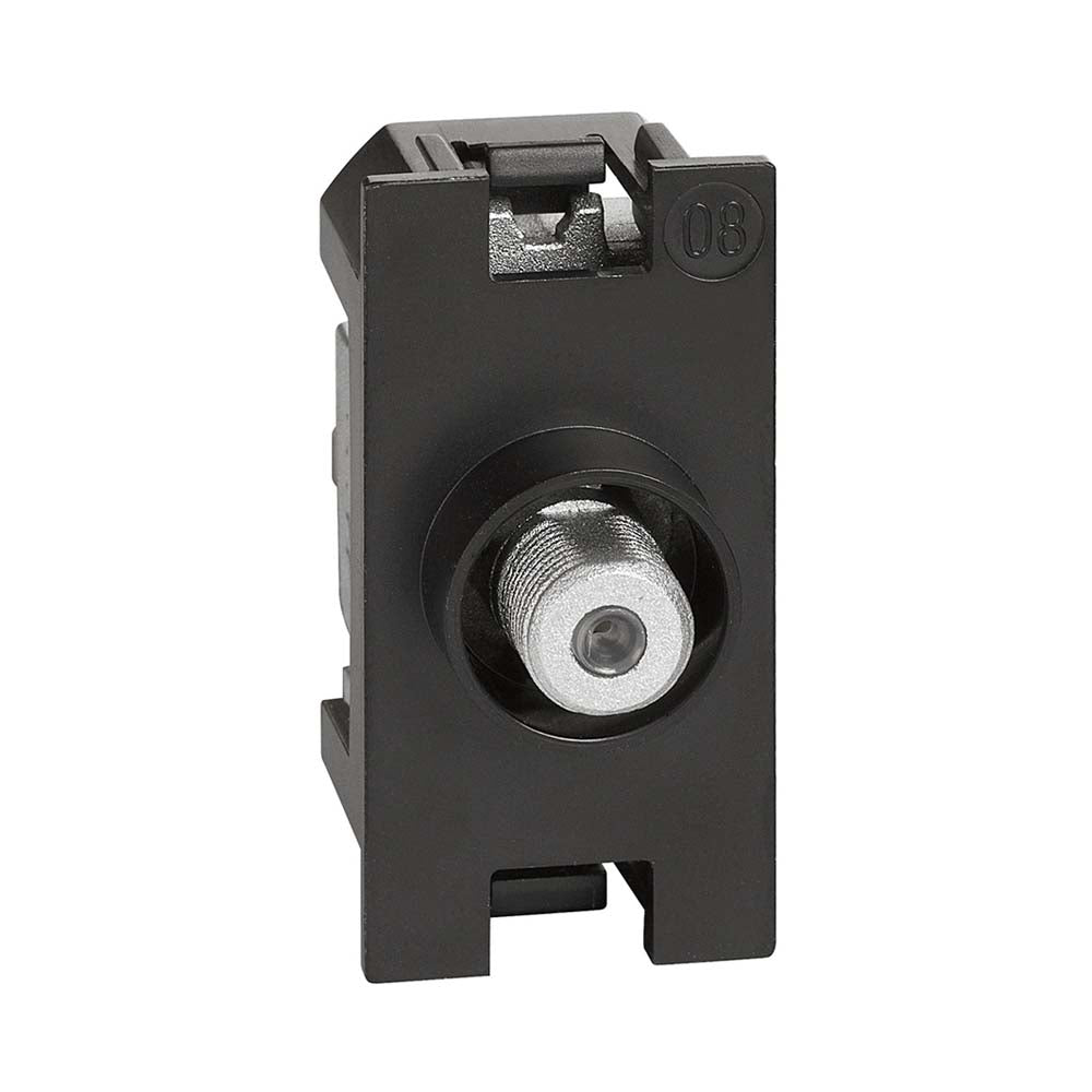 TOMA TV COAXIAL CONECTOR TIPOE F IMPEDANCIA 75 OHMIOS MCA LIVING NOW