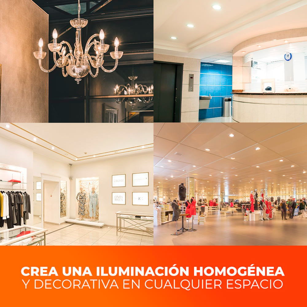 KIT DE 35 PIEZAS DE LAMPARA FIL 4.5W 30K CRI90 E27 C35