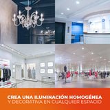 KIT DE 33 PIEZAS DE LAMPARA FIL 4.5W 65K CRI90 E27 C35