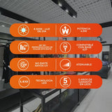 KIT DE 30 PIEZAS DE LAMPARA FIL 4.5W 65K CRI90 E27 C35 APERLADO