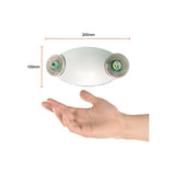 KIT DE 3 PIEZAS DE LUMINARIO INT. EMERGENCIA SOBREP. MURO 4W/100-277V. L.D. 6500K BLANCO VIGIA