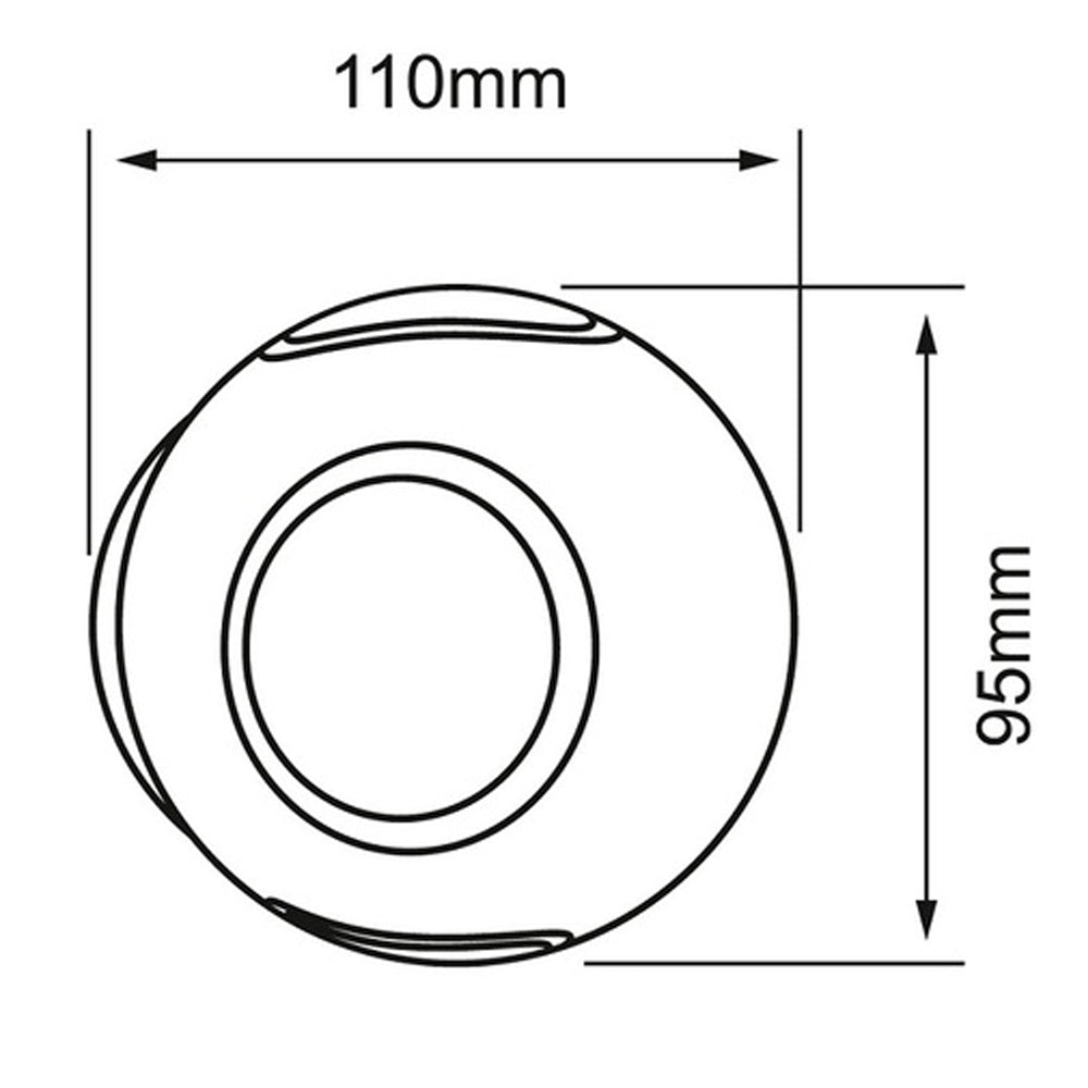 KIT DE 2 PIEZAS DE LAMPARA DE EXTERIOR LED TECNOLITE PARA SOBREPONER 4W LUZ SUAVE CALIDA