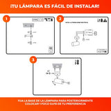KIT DE 5 PIEZAS DE LUMINARIO INT SOBREPONER S/L 100-240V GU10 NEGRO TECNOLITE