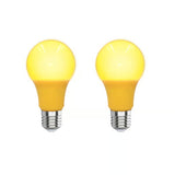 KIT DE 4 PIEZAS DE PAQUETE DE DOS FOCOS LED TECNOLITE REPELENTE DE INSECTOS 5W LUZ SUAVE CALIDA BASE E27