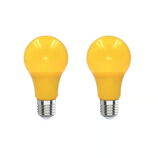 KIT DE 4 PIEZAS DE PAQUETE DE DOS FOCOS LED TECNOLITE REPELENTE DE INSECTOS 5W LUZ SUAVE CALIDA BASE E27