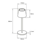 KIT DE 2 PIEZAS DE LUMINARIO INT LED 5W 4.2VCDLM 30K/40K/65K NGR