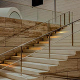 KIT DE 2 PIEZAS DE LUZ DE CORTESIA LED SOBREP. MURO 5W/127V. 3000K ALUM. NEGRO KAVE IV