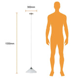 KIT DE 2 PIEZAS DE LÁMPARA DE INTERIOR TECNOLITE BAMIRA PARA SUSPENDER BASE E27