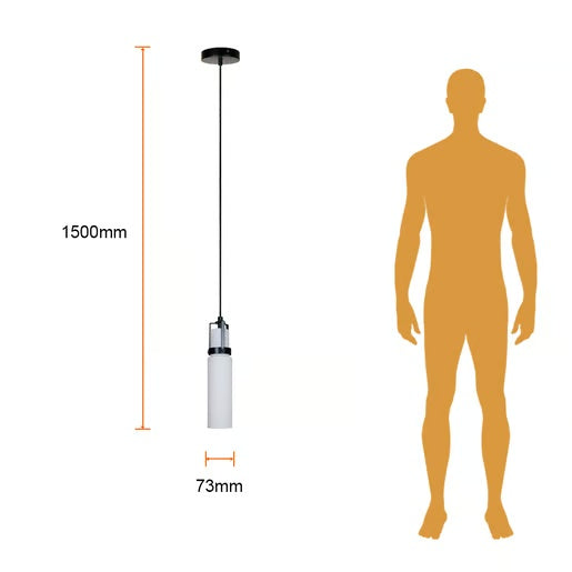 KIT DE 2 PIEZAS DE LAMPARA COLGANTE CRISTAL 1.5M MAX 60W 1BASE E27 S/FOCO