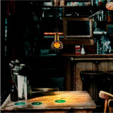 KIT DE 2 PIEZAS DE LUMINARIO INT. COLG. 8.5W/100-240V. ALUM. ACERO BRONCE ANTIGUO NEGRO KOEIA I