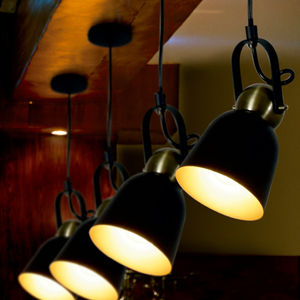 KIT DE 2 PIEZAS DE LAMPARA DE INTERIOR PARA SUSPENDER RAN I TECNOLITE BASE E27