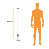 KIT DE 2 PIEZAS DE INT S/LAMPARA SUSPENDIDO 100-240IP20 N AURORA I TECNOLITE