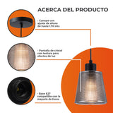 KIT DE 2 PIEZAS DE LUM INT S/LAMPARA SUSPENDIDO 100-240V BIANCA I TECNOLITE